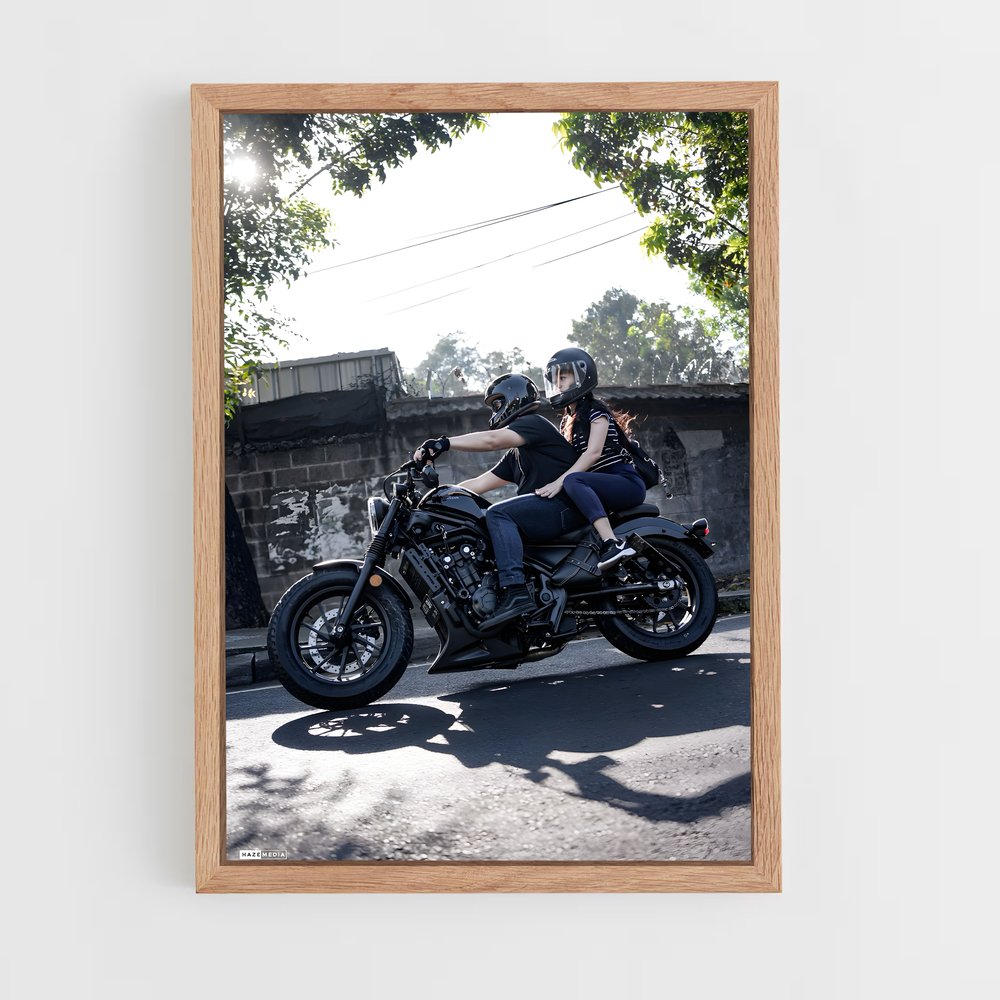 Poster Intrépide Courageux – affiche Honda Moto (vue 4)